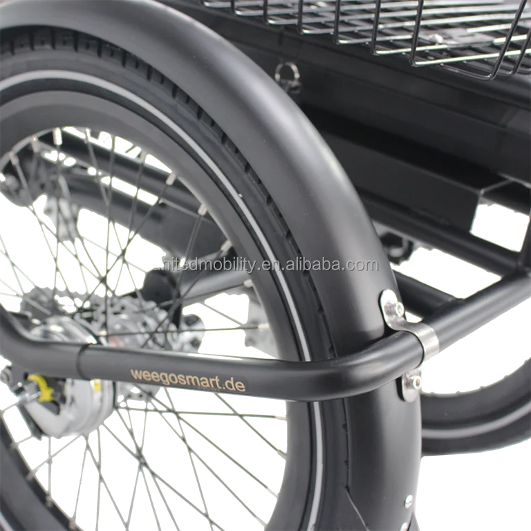 Wuxi united velomobile 13ah Lithium Battery 3 Speed Fashionable 350w Electric Trike