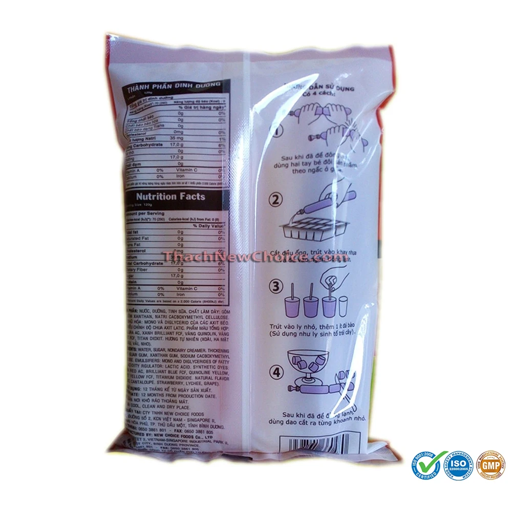 
High quality Yogurt flavor ice cream 450g/bag from New Choice brand Vietnam 