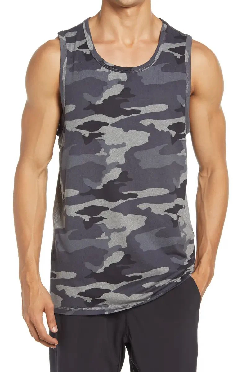 Men Tank Tops Shirt Gym Tank Top Fitness Clothing Vest Sleeveless Cotton Man Bodybuilding Man Clothes Wear
