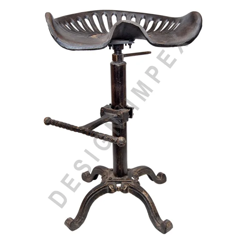 Tractor Seat Stool Industrial Garden Cast Iron