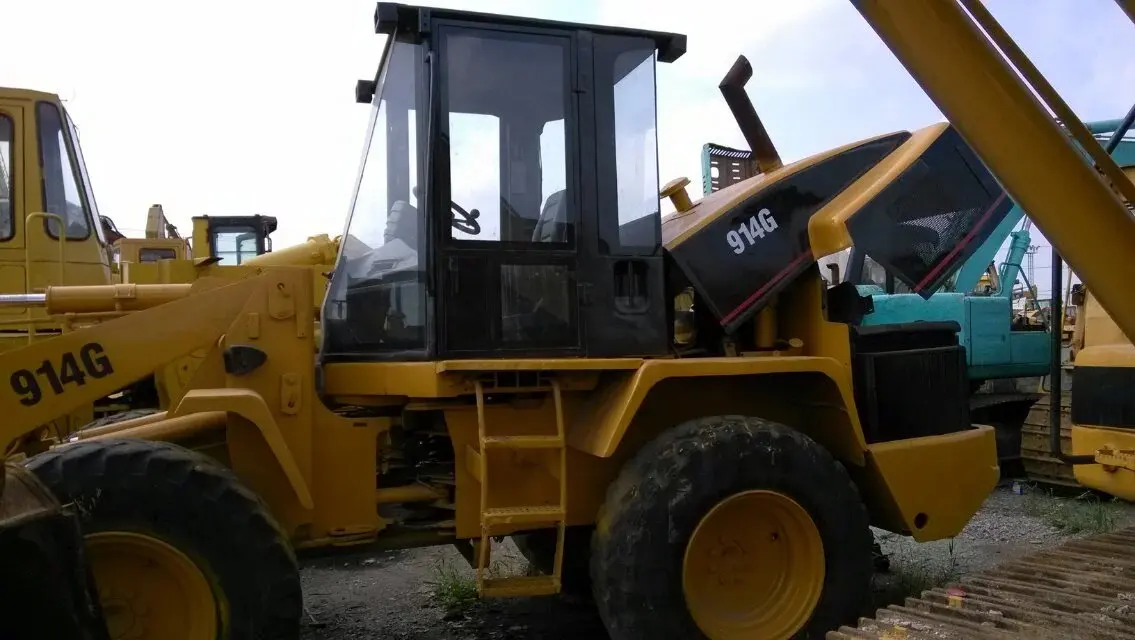 Small Front Used Caterpillar 914G Wheel Loader CAT 3054 Engine/Second Hand Mini Wheel Loader