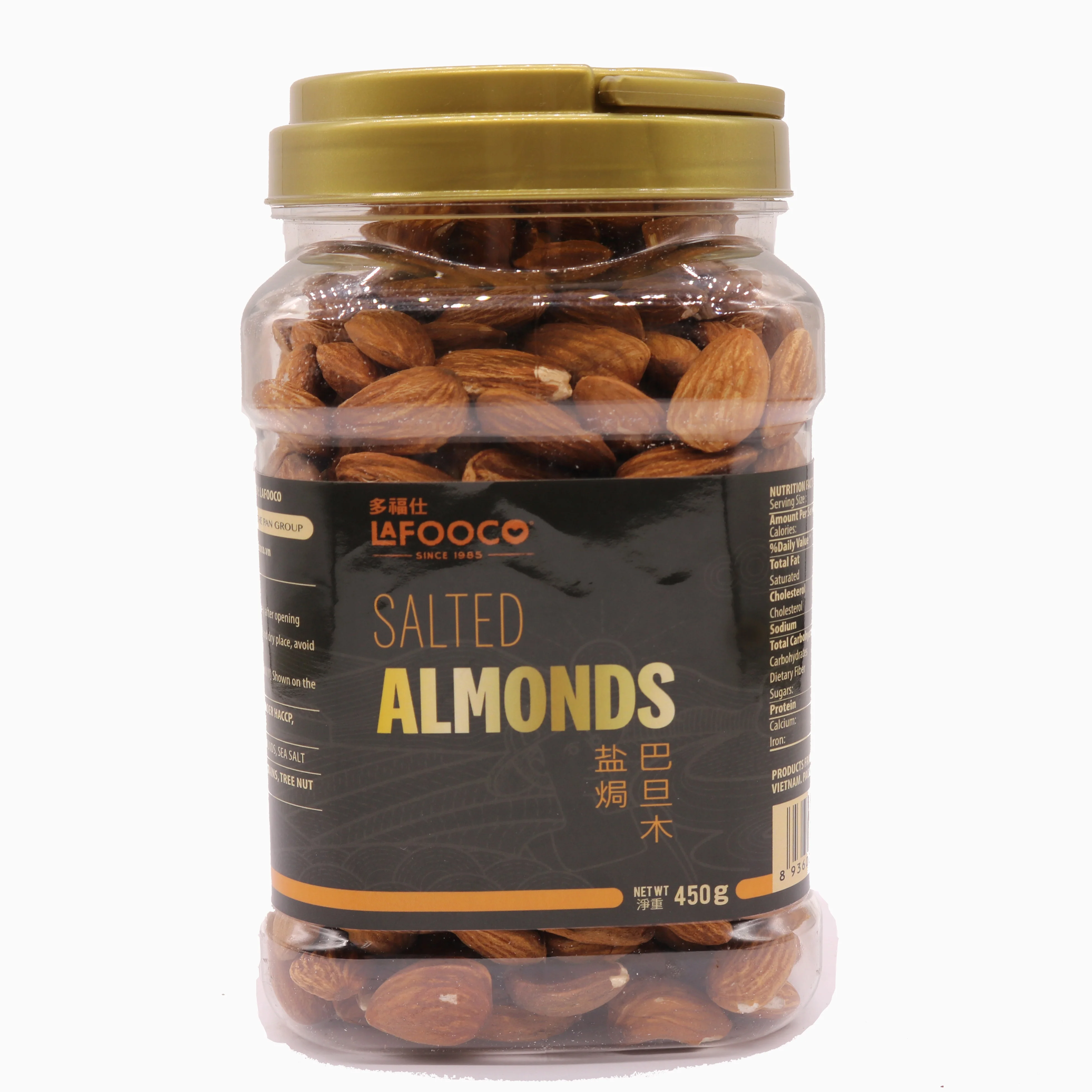 ODM OEM Unsalted Almond 450g Jar Natural for Wholesale Top Grade 100% Natural Dried Free Sample