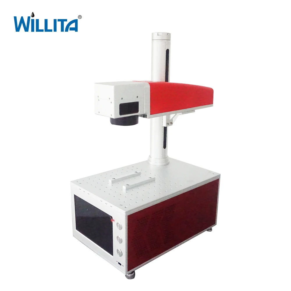 
20W Portable mini optical fiber laser marking machine for metal logo 