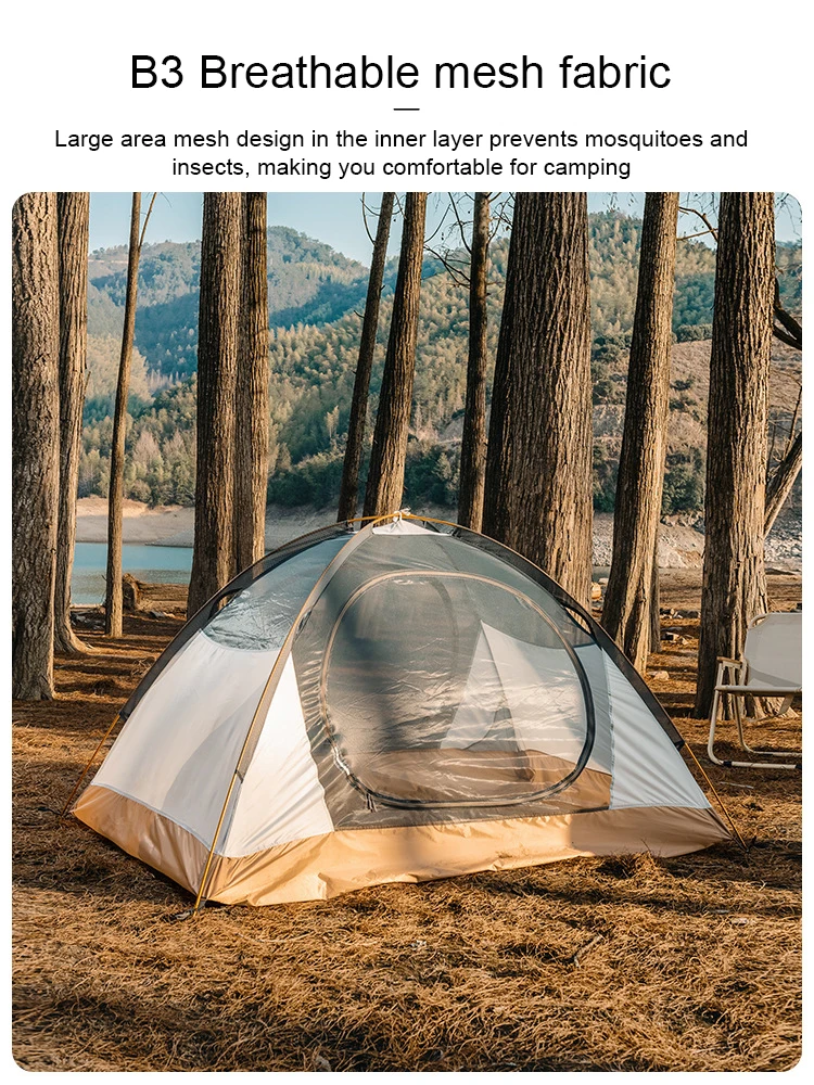 1- 2 Person Cheap Single Layer Instant Pop Up Camping Tent Up Double Layered