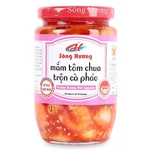 Маринованные креветки и баклажаны 430 г