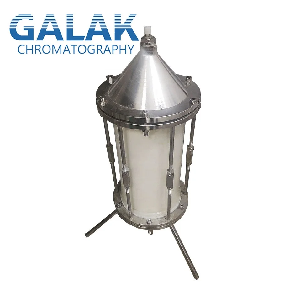 Protein Purification Low Medium Pressure Liquid Chromatography 26mm Single-layer Glass Column