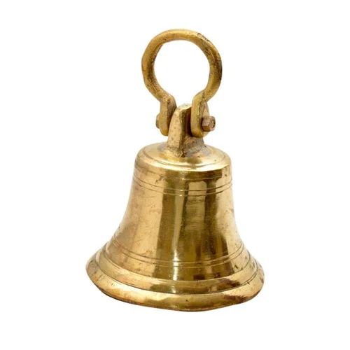 High Quality India Manufacturer Factory direct Antique Metal Craft Bells Large Bronze Church Gold Bell from Indian Wholesaler