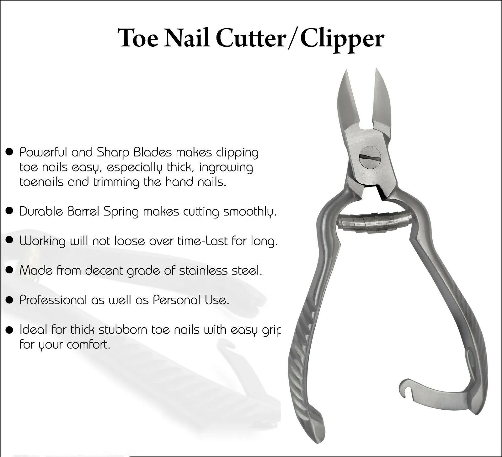 Кусачки для ногтей на пальцах ног, кусачки для ногтей Chiropody Podiatry, сверхмощный ПРОФЕССИОНАЛЬНЫЙ кусачки для ногтей на пальцах ногтей