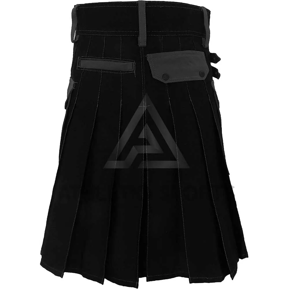 
Scottish Active Men Utility Kilts, Sports Fashion Cotton kilt Khaki, wholesale High Quality Scottish Kilts 