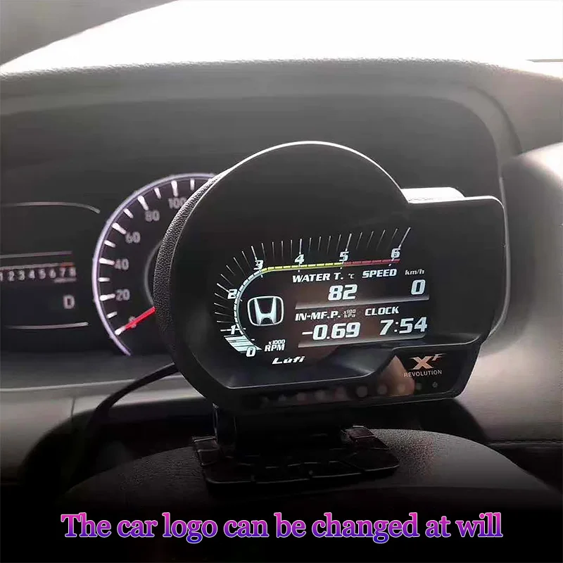 Navihua OBD LUFI Car Smart Upgrade XF digital auto meter series Multifunction Digital Gaugge Meter Prodisplay OBD Live