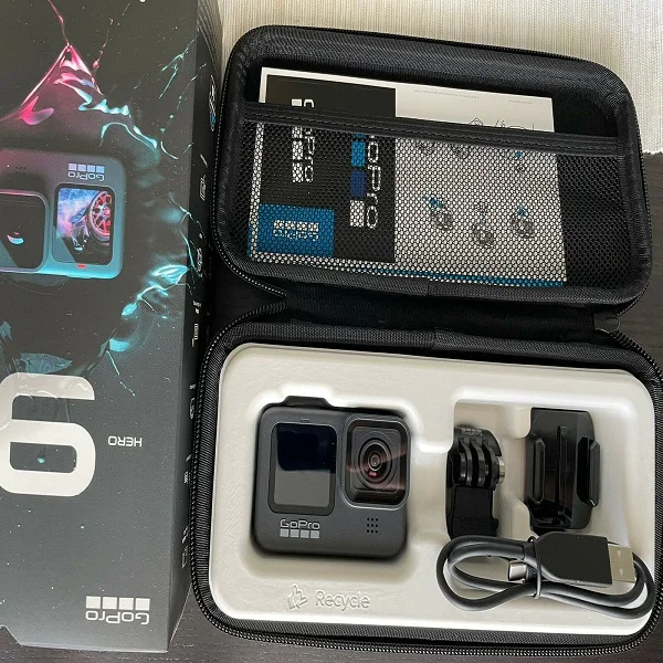 Конец год продажа купить 2 получить 1 бесплатно Go -Pro HER-O 9 Action Camera - Black & White edition в наличии