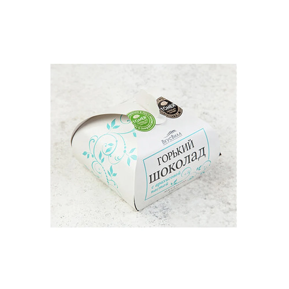 
 Горький шоколад с арахисовым маслом  