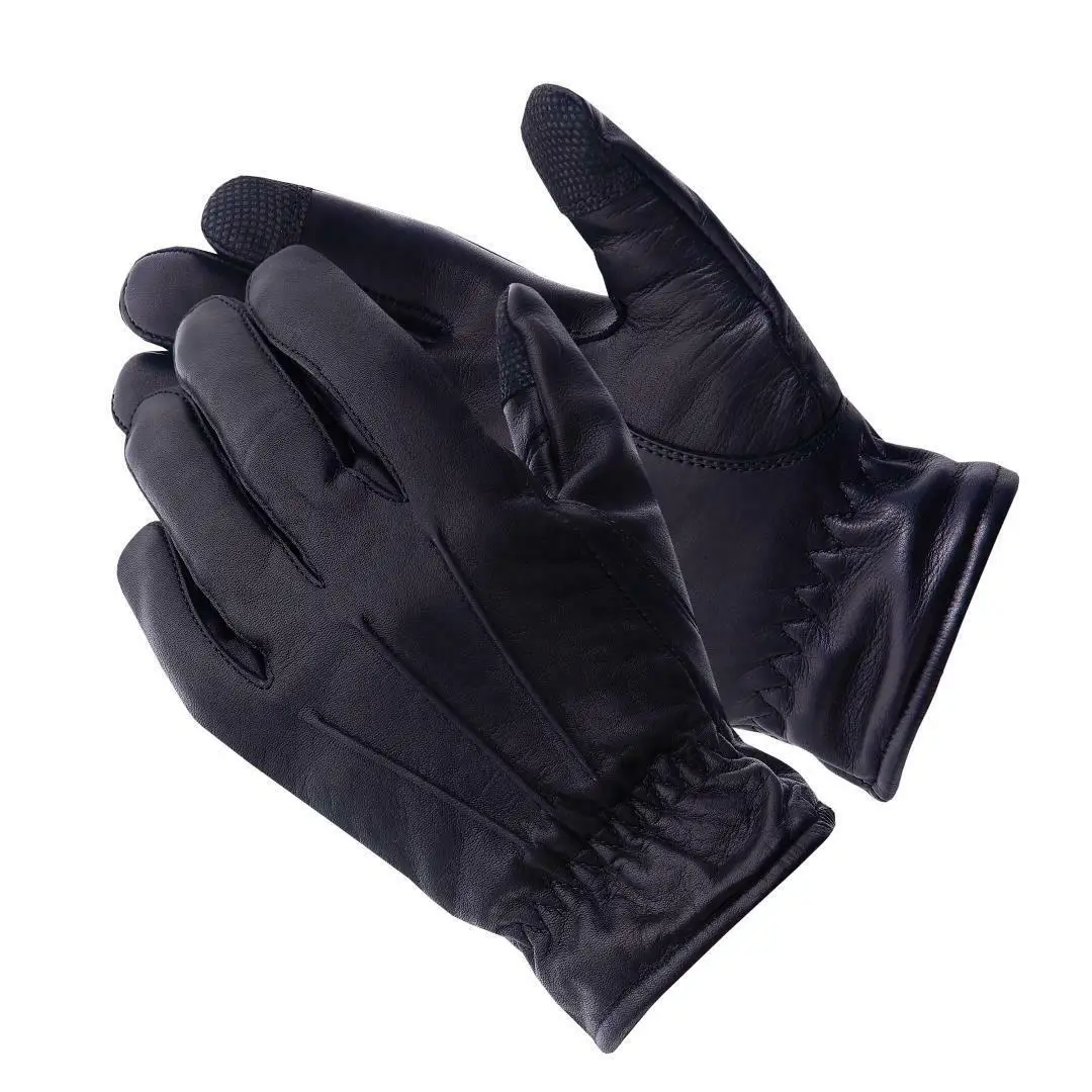 
Custom color full finger genuine leather driving gloves for men 