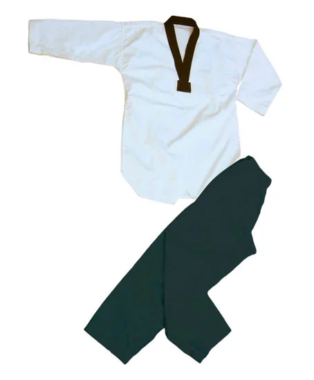 Colorful white Taekwondo uniform Dobok For Sale