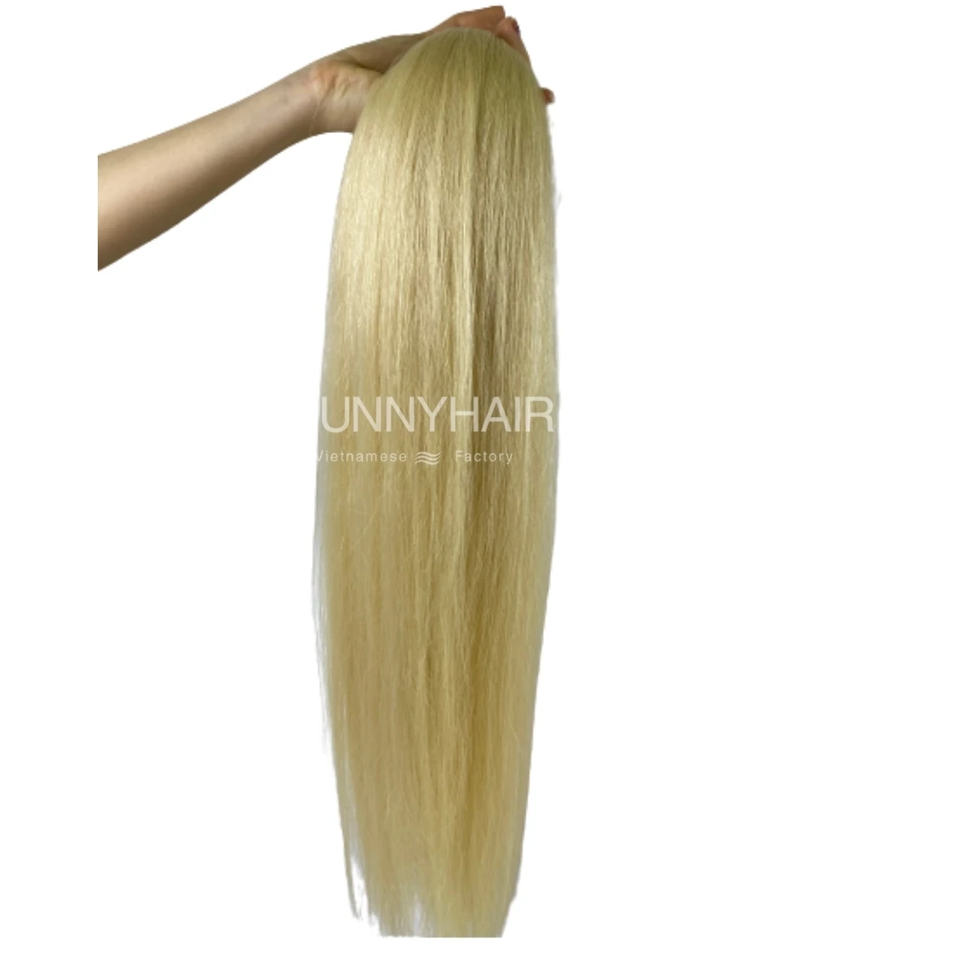 
Wholesale Price Bulk Hair Blond Colour Hair Extension Cambodian Remy Hair 100% Unprocessed Vietnam Supplier 