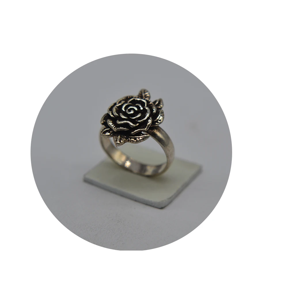 925 Sterling Silver Tribal Women Jewelry Rings