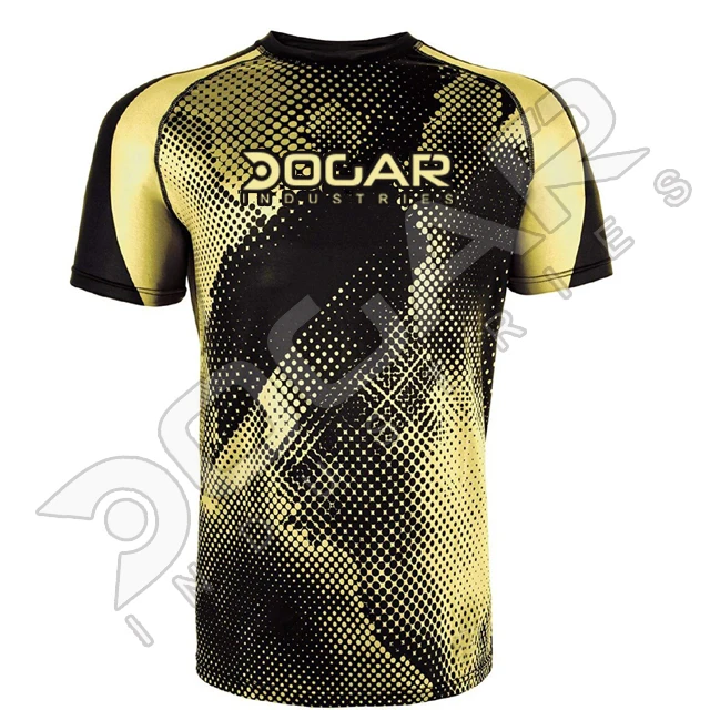  Изготовленные на заказ Новые мужские эластичные тканевые сублимационные Топы