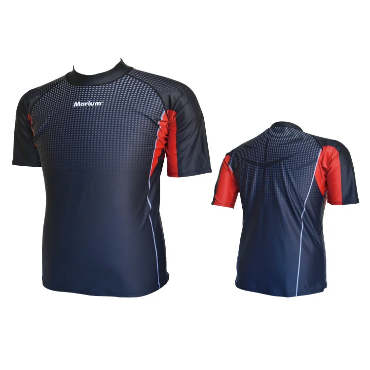 Wholesale OEM Short Sleeve Spf Shirt Sun UV Protection Rash Guard for Men Custom Short Sleeve Rash Guard