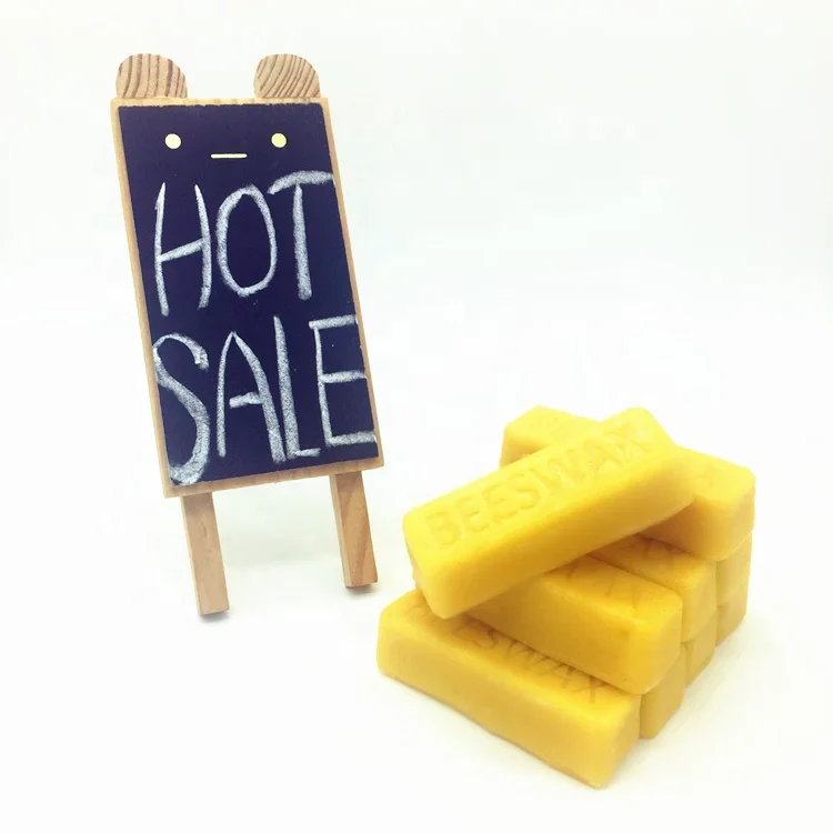 1oz Beeswax Bars for cosmetics and Candles DIY