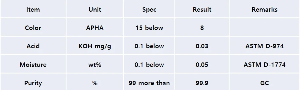 Genuine South Korean Dealer Selling Cas No. 627-93-0 High Purity Hexanedioic Acid DMA Dimethyl Adipate Solvent