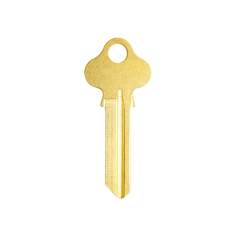 High quality security lock LW5 House Blank Key Blanks For Door Golden Color Door Lock Key Nickel Plated Brass For Key Duplicator