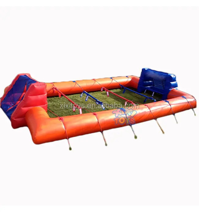 XIXI TOYS outdoor inflatable soccer sport games arena, Inflatable human foosball field