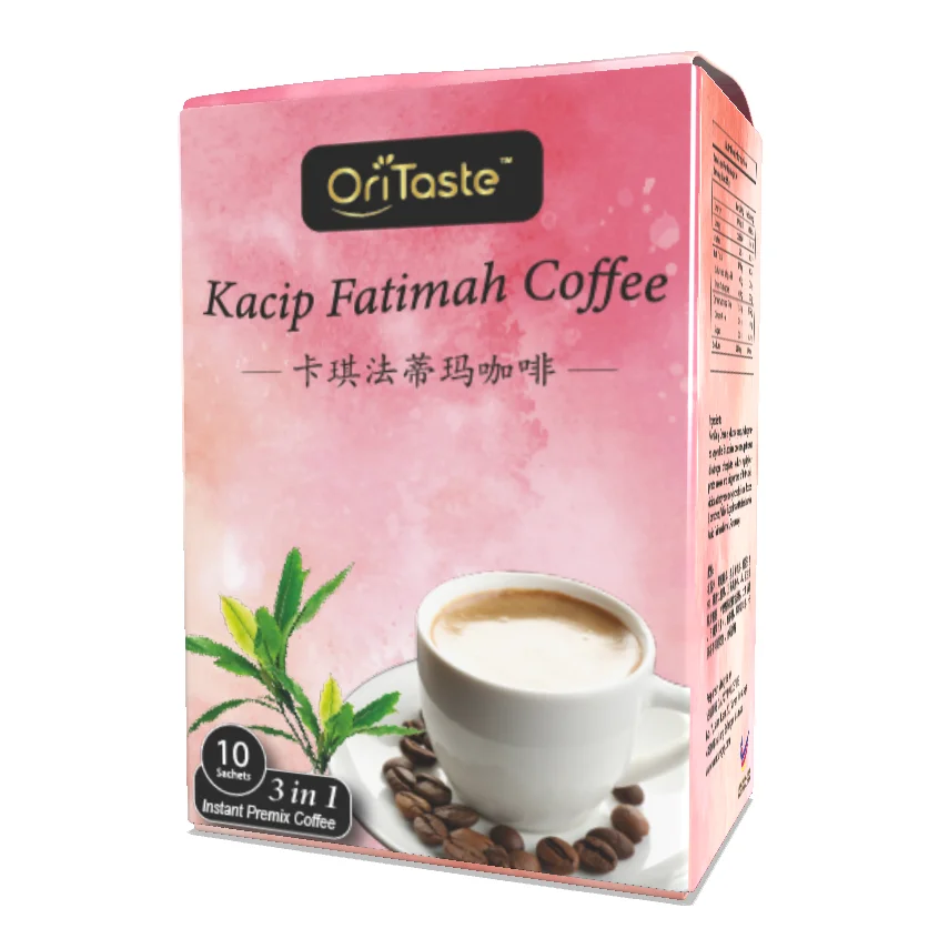 Улучшите свое настроение, специальный горький вкус, качество 3 в 1, премикс lnstant Premium Kacip Fatimah, кофе в боксоритассе