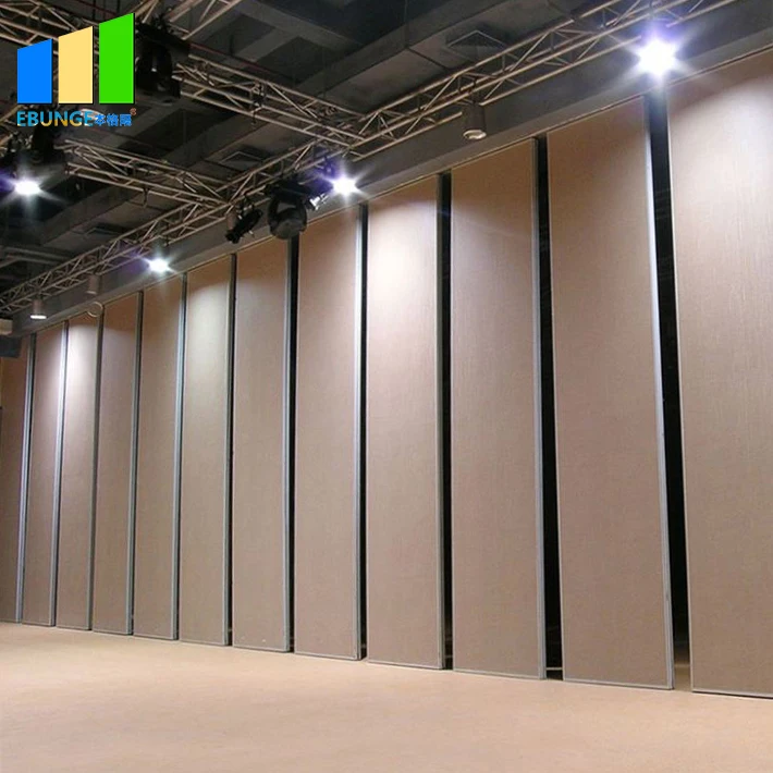 Folding Movable Wall Room Restaurant Aluminum Frame Movable Operable Divider Moving Walls