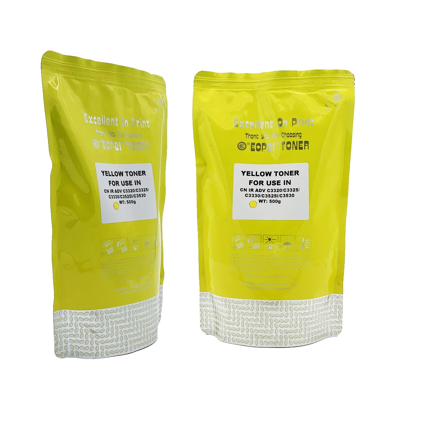 Высокий Глянец 500 г желтый идеально совместимый тонер для CANON IR Advance C3320/C3325/C3330/C3525i/C3530 (GPR-53/NPG-67/C-EXV49)