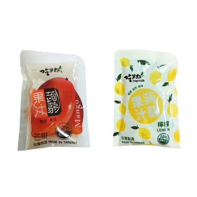 Горячая Распродажа, Тайвань Jeagueijih натуральное конжаковое желе манго и лимон 312 г
