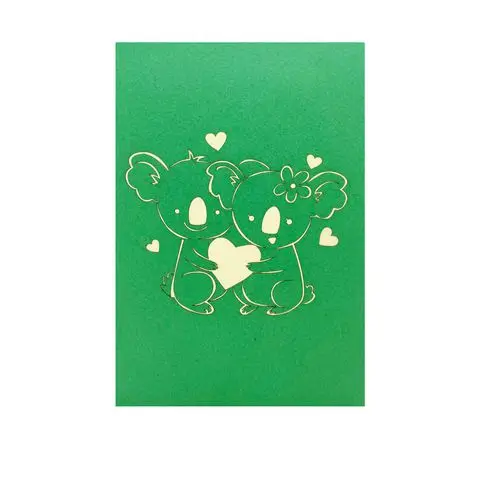 Куала пара 3D всплывающие открытки подарки и поделки ручной работы вьетнамская художественная бумага Бестселлер самый популярный товар