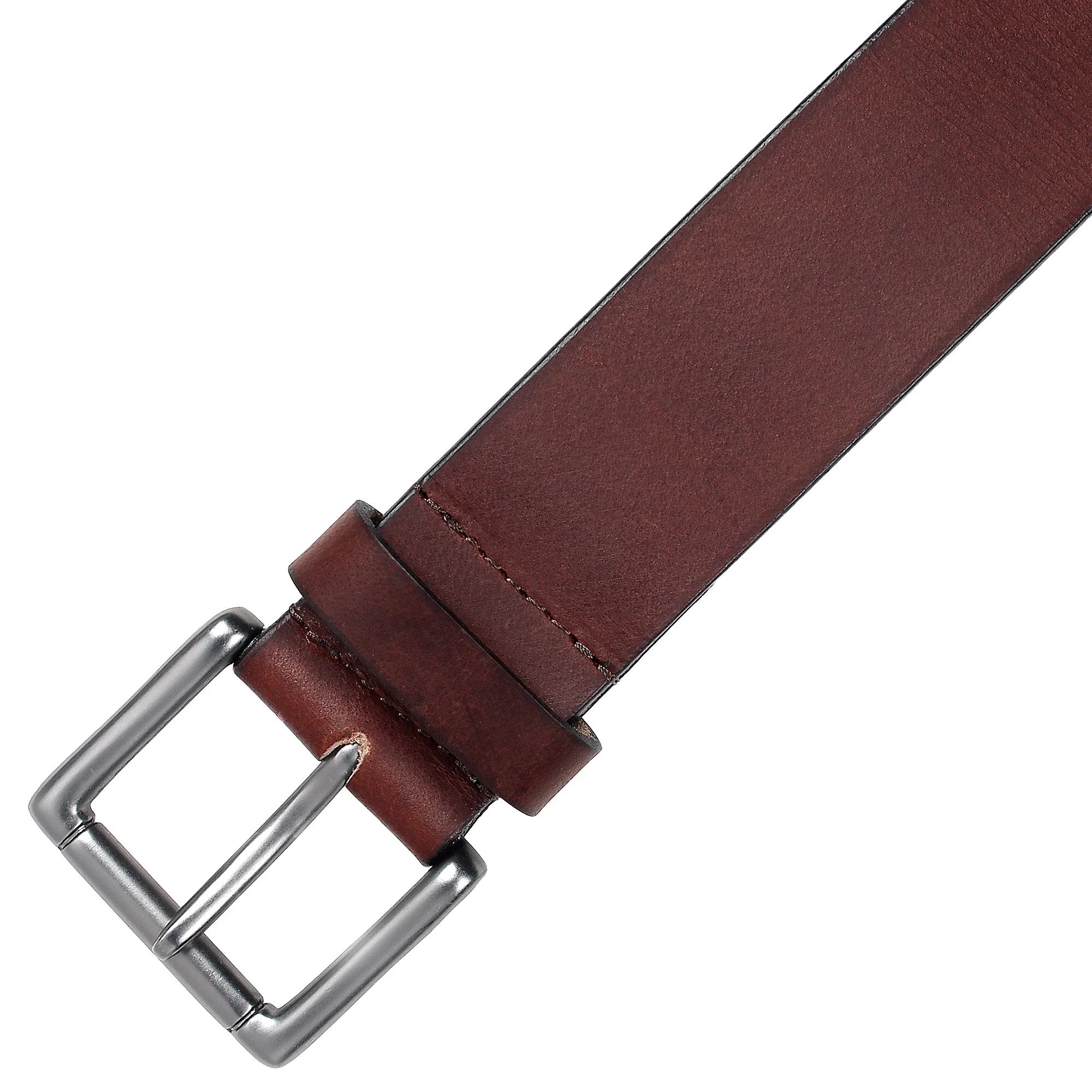 32-36 inch Pure Leather Adjustable Belt for Mens Teen Boy Gifts Everyday Office College School Formal Dress Brown Color