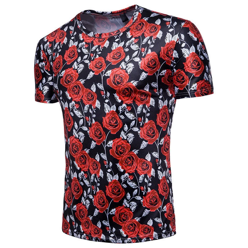 
OEM Breathable Full Print Sublimation T Shirts Custom 100% Polyester Sublimation 3D T Shirt 