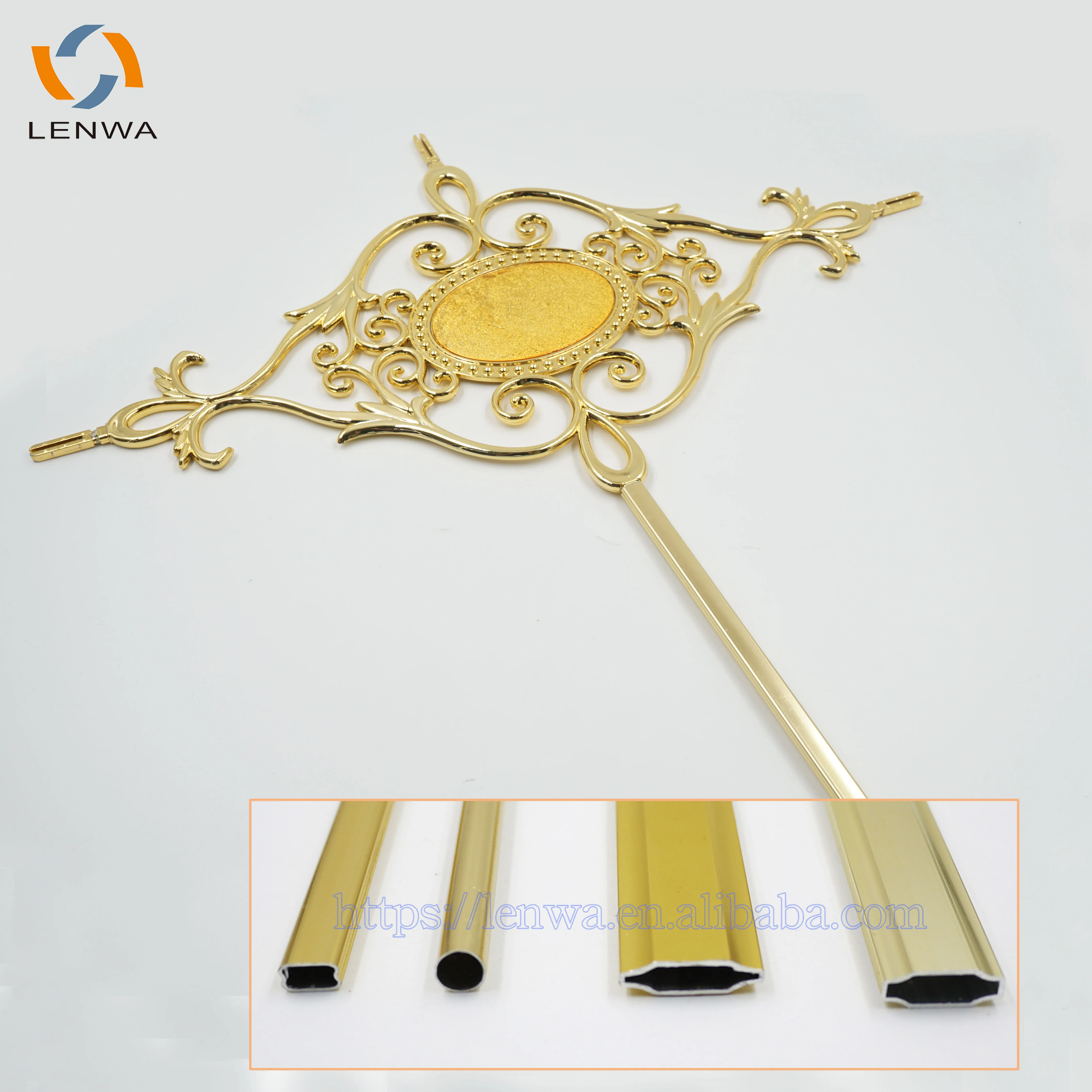 LENWA Aluminium Factory georgian bar flower for double glazing window accessories spacer bars