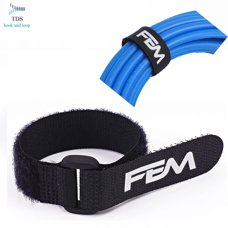 Custom Design Reusable Fastening Cable Straps with Buckle Multi Purpose Cinch Strap