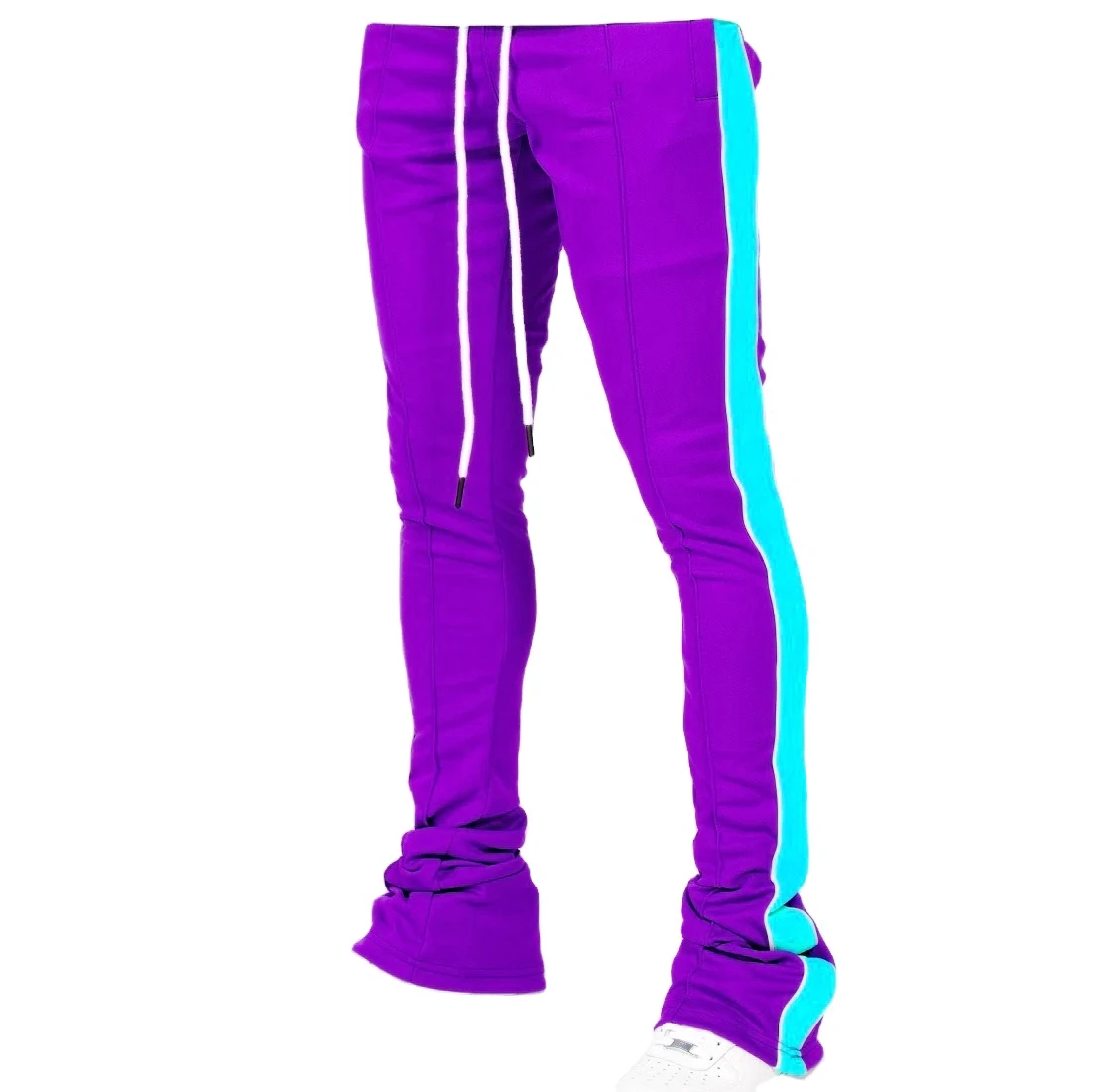 2022 Men Bottom Stacked Pants Stacked Sweat Pants Men and Women Design in your requirements with your custom logo