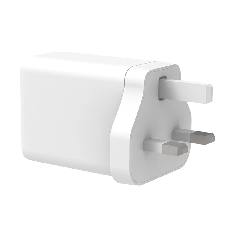 65W Fast Qc 3.0 Pd 3.0 usb type-c wall UK Plug  3 Ports port high power Charger Adapter  for Cell phone Tablet