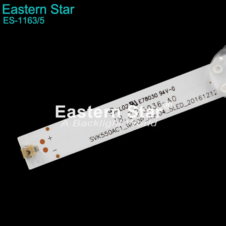 ES 1163 SVK550AC1 WICOP LED TV Backlight for TOSHIBA 55 inch TV 55LF621U19 55LF711U20 LED strips
