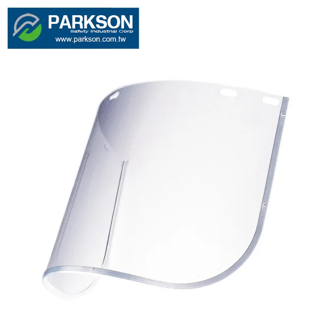Taiwan PC Clear Visual Anti Impact Face Shield Visor with Aluminium Bound CE EN166 ANSI Z87.1 VCA85M