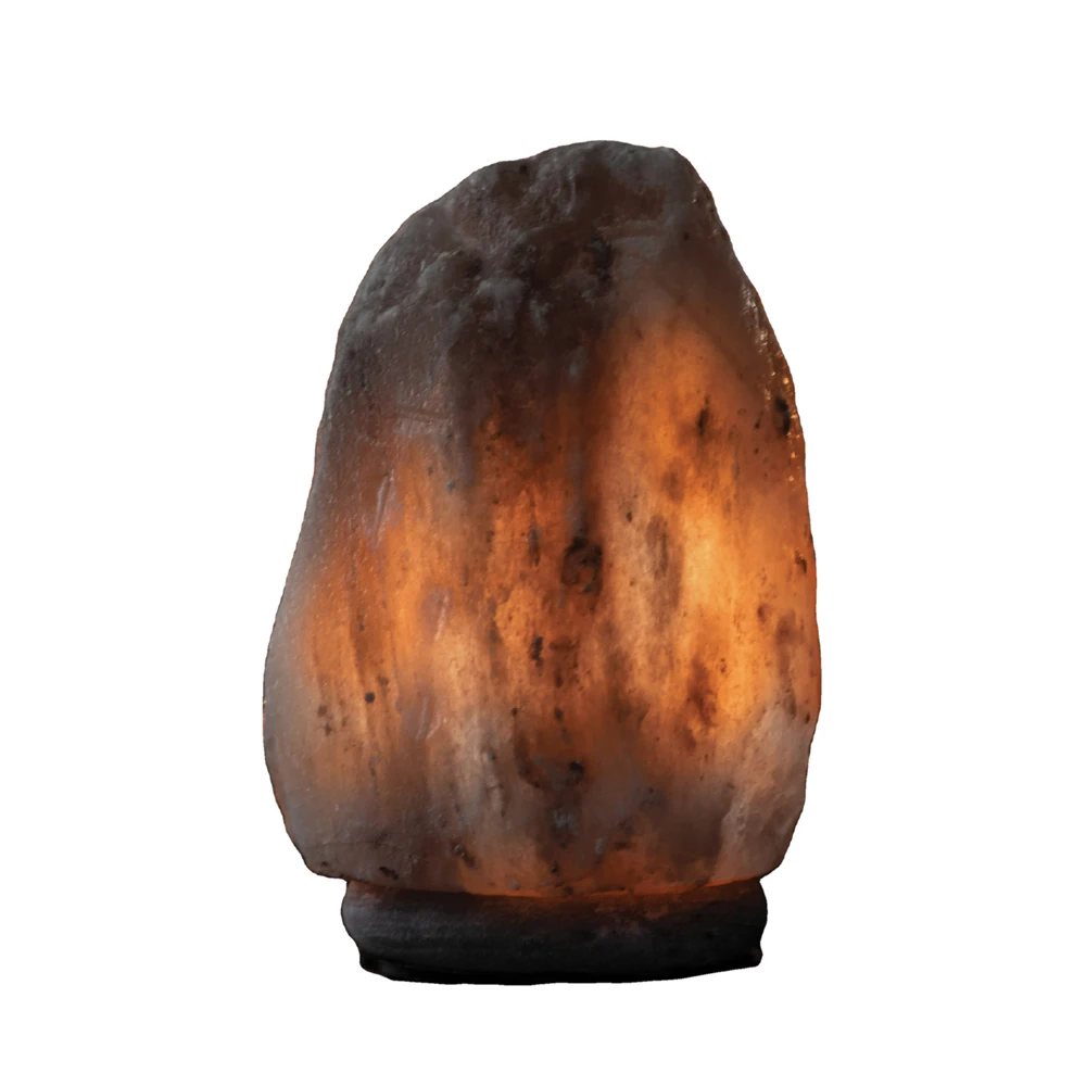 Grey Light 84 Trace Organic Material Of Minerals Crystals With 15w Bulbs Himalayan Salt Lamp BY IMPEX PAKISTAN