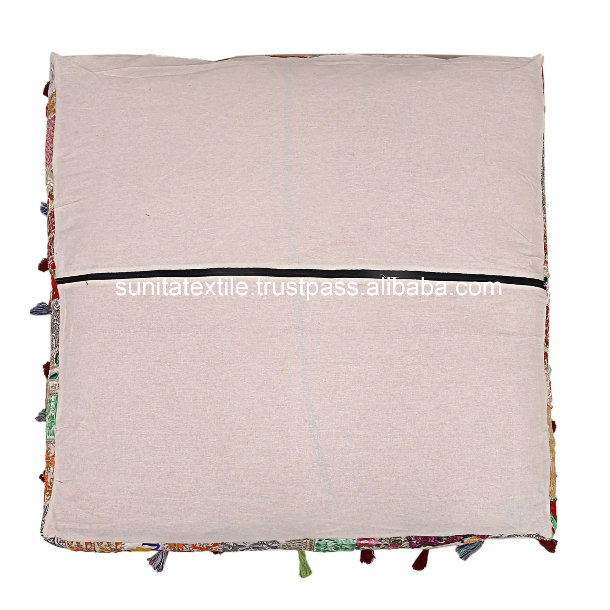 Новинка подушка для медитации квадратная из 100% хлопка с вышивкой в стиле пэчворк круглая наволочка подушки помещении зафу банджара