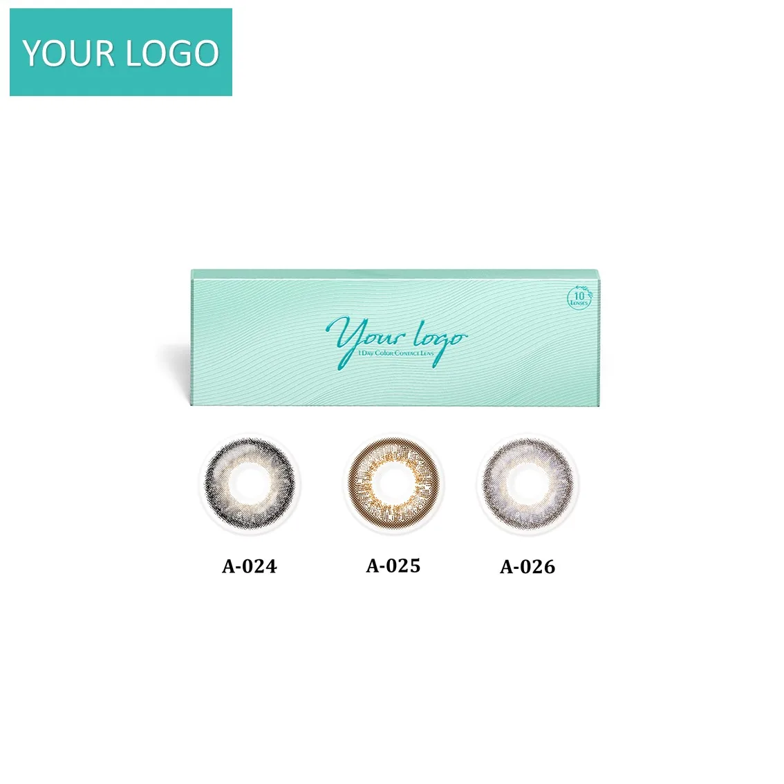 14.2mm Daily Soft Colored Contact lenses cosmetic use 1day circle disposable lentes de contacto for Makeup