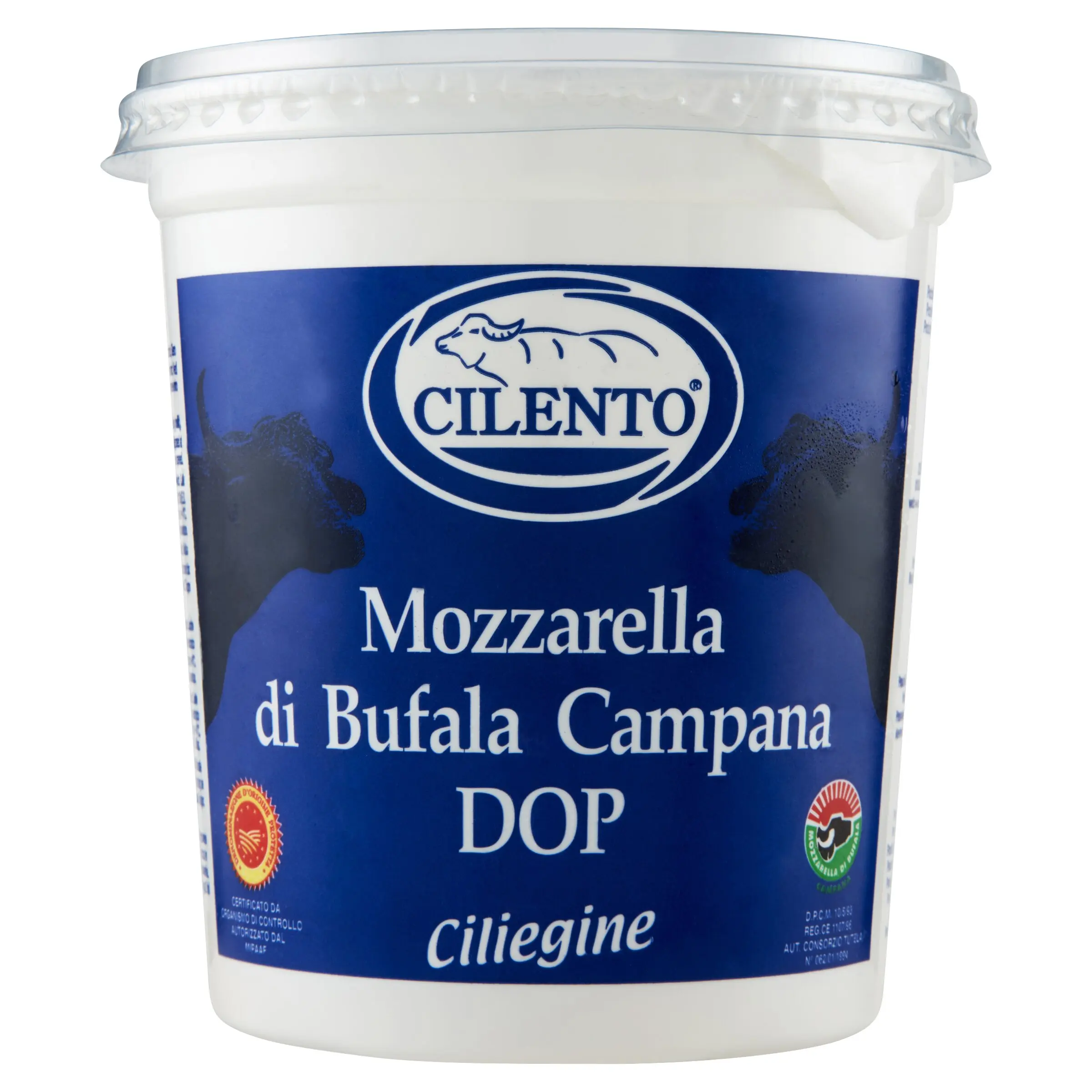 High quality Italian fresh cheese Mozzarella di Bufala Campana PDO bucket 500g (500g) (50g) (20g)
