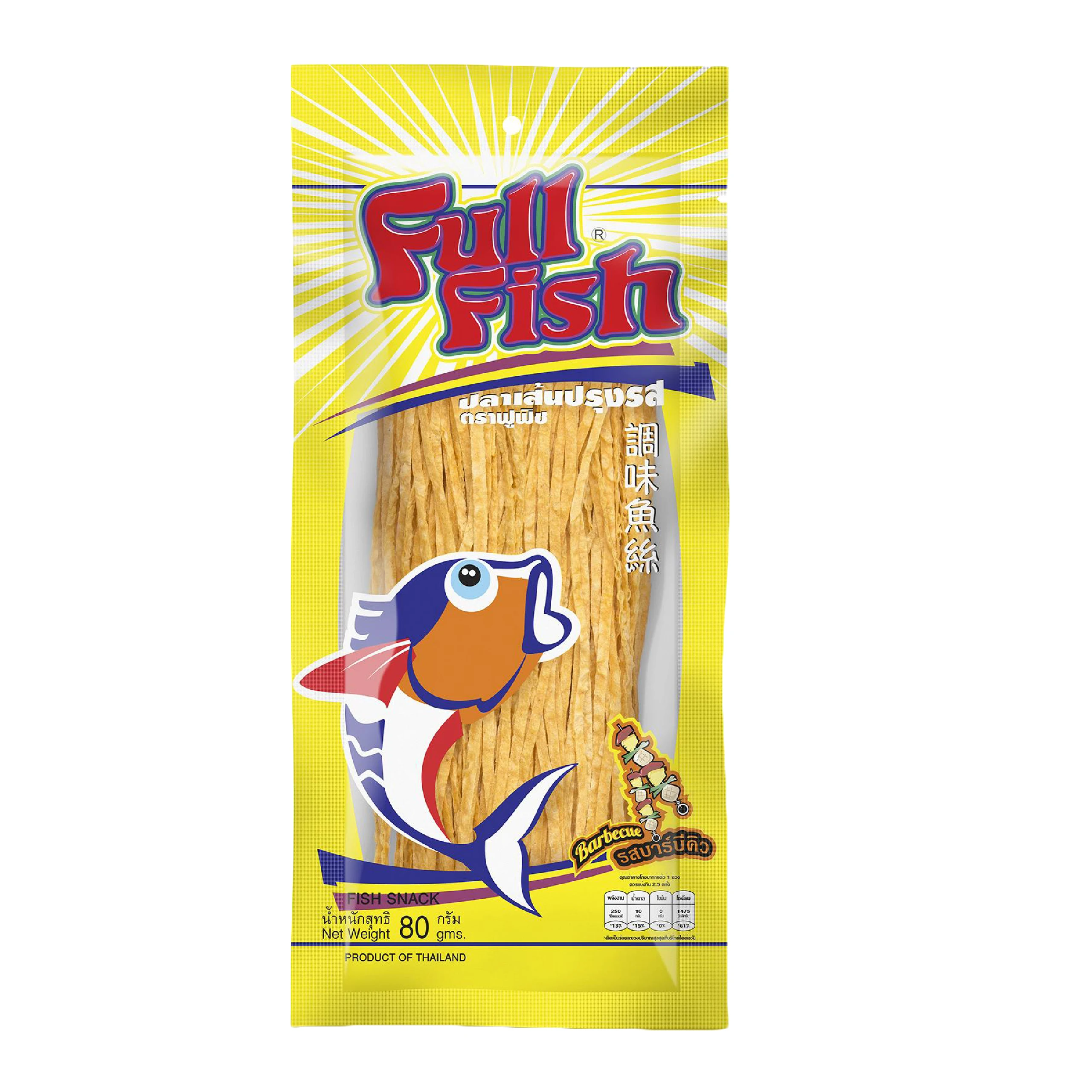 Wholesale with Premium Quality Dried Fish Snack with Spicy Barbecue flavors from Thailand Manufacturer