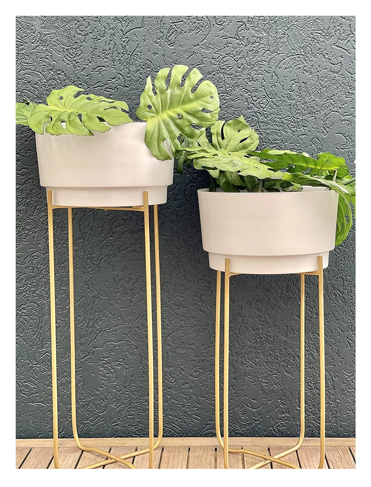Urban Born Planter Flower Pots for Home Gardening with Plant Stands and Flower Pot for Home Decor Items.