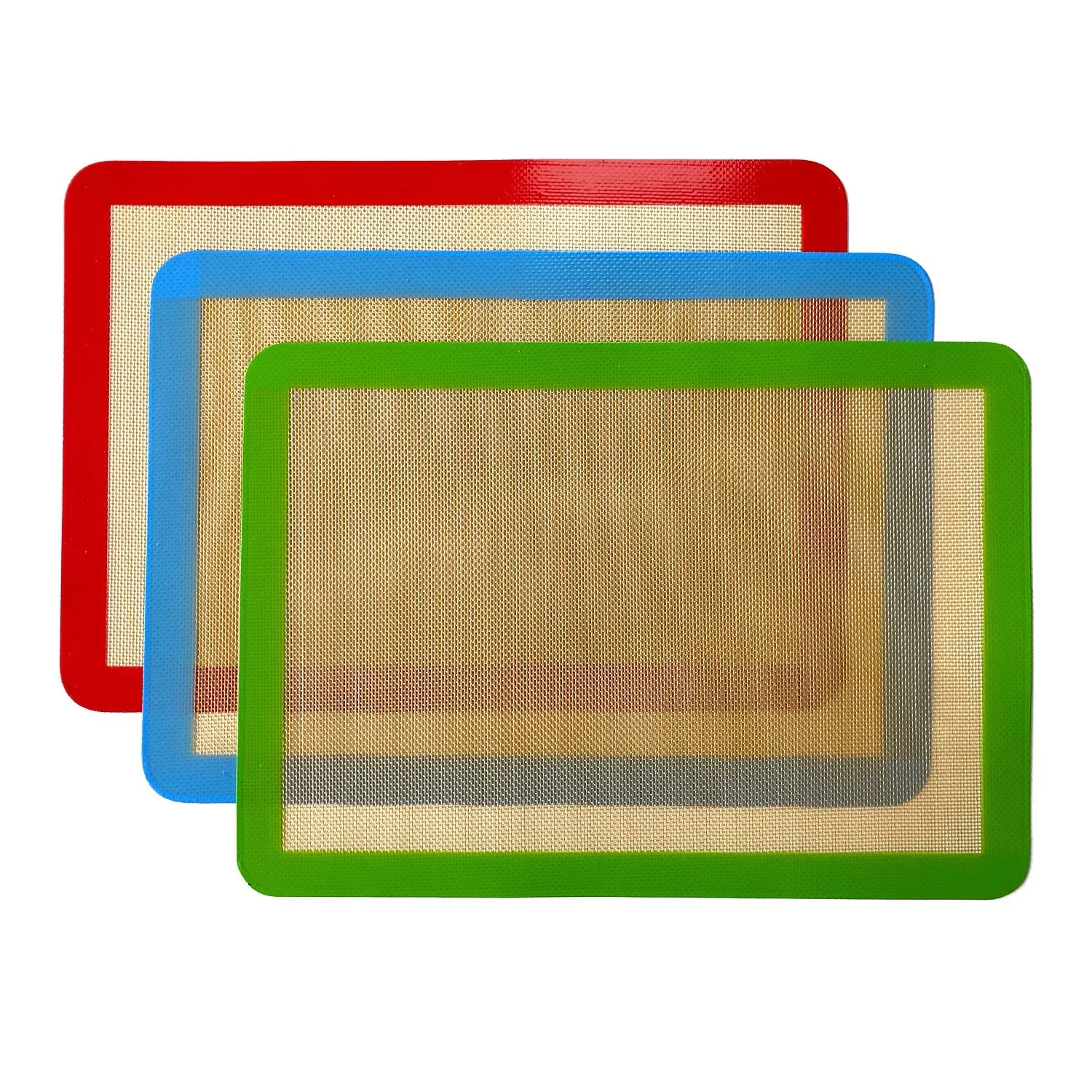 Customizable Kitchen Baking tools Square Round Air Fryer Liners Heat Resistant Non-stick silicone baking mat pastry