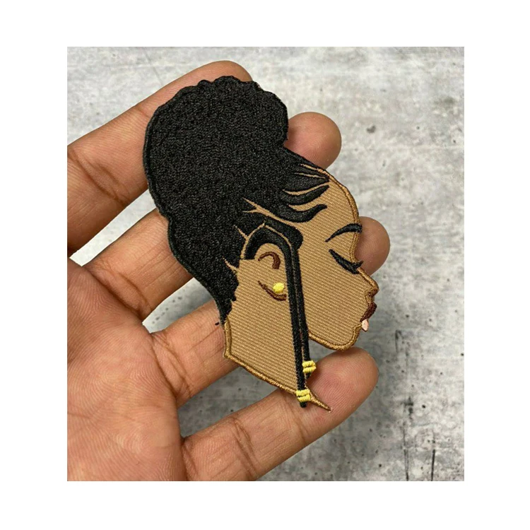 Товары для рукоделия «сделай сам»-3,5 дюйма, плетеная красота, Afrocentric-Diva Melanin, Волшебная вышитая утюгом нашивка/аппликация