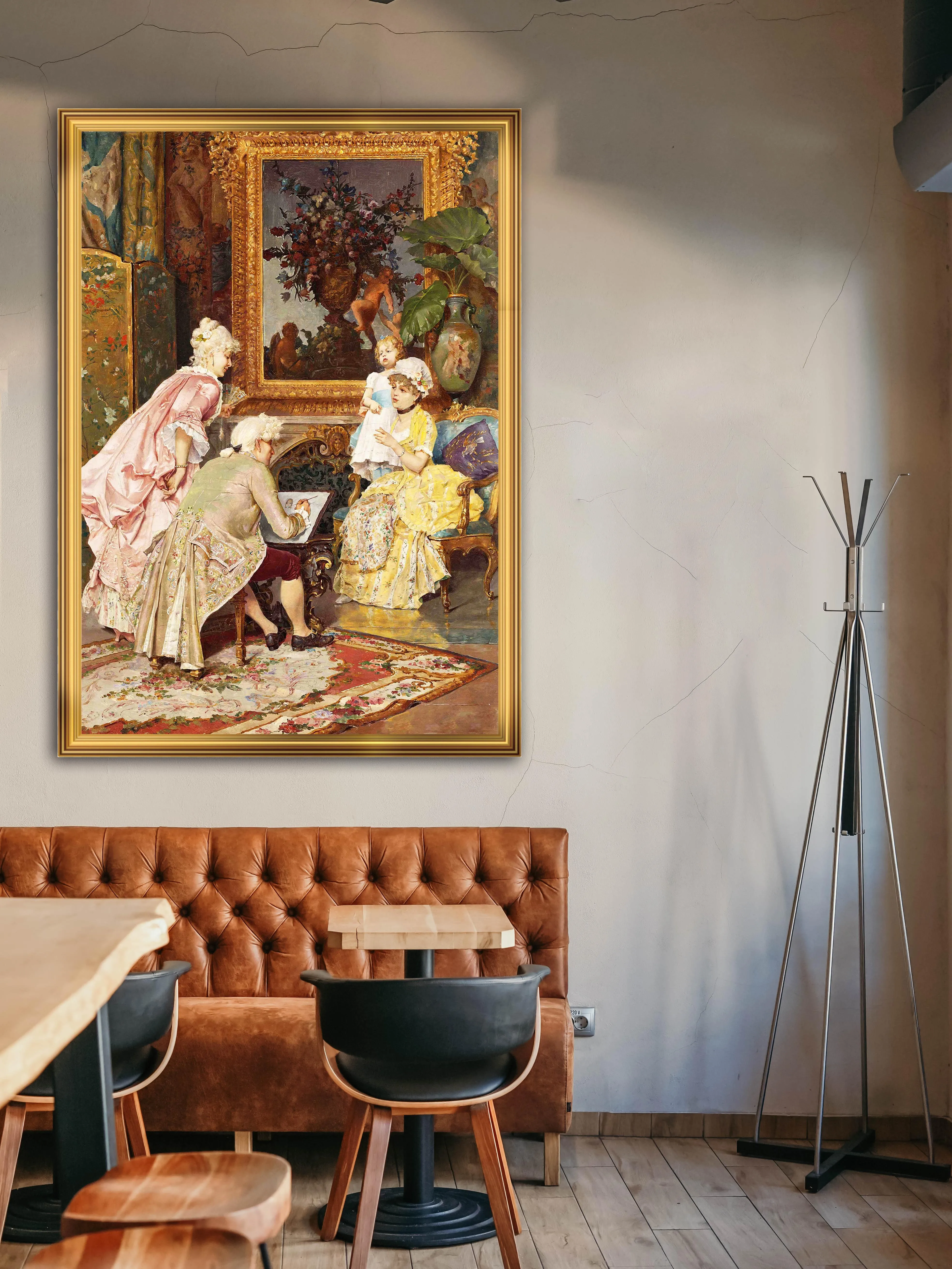  Знаменитая репродукция шедевров тканевая картина Bouguereau Красивые японские женщины на кимоно маслом для дома