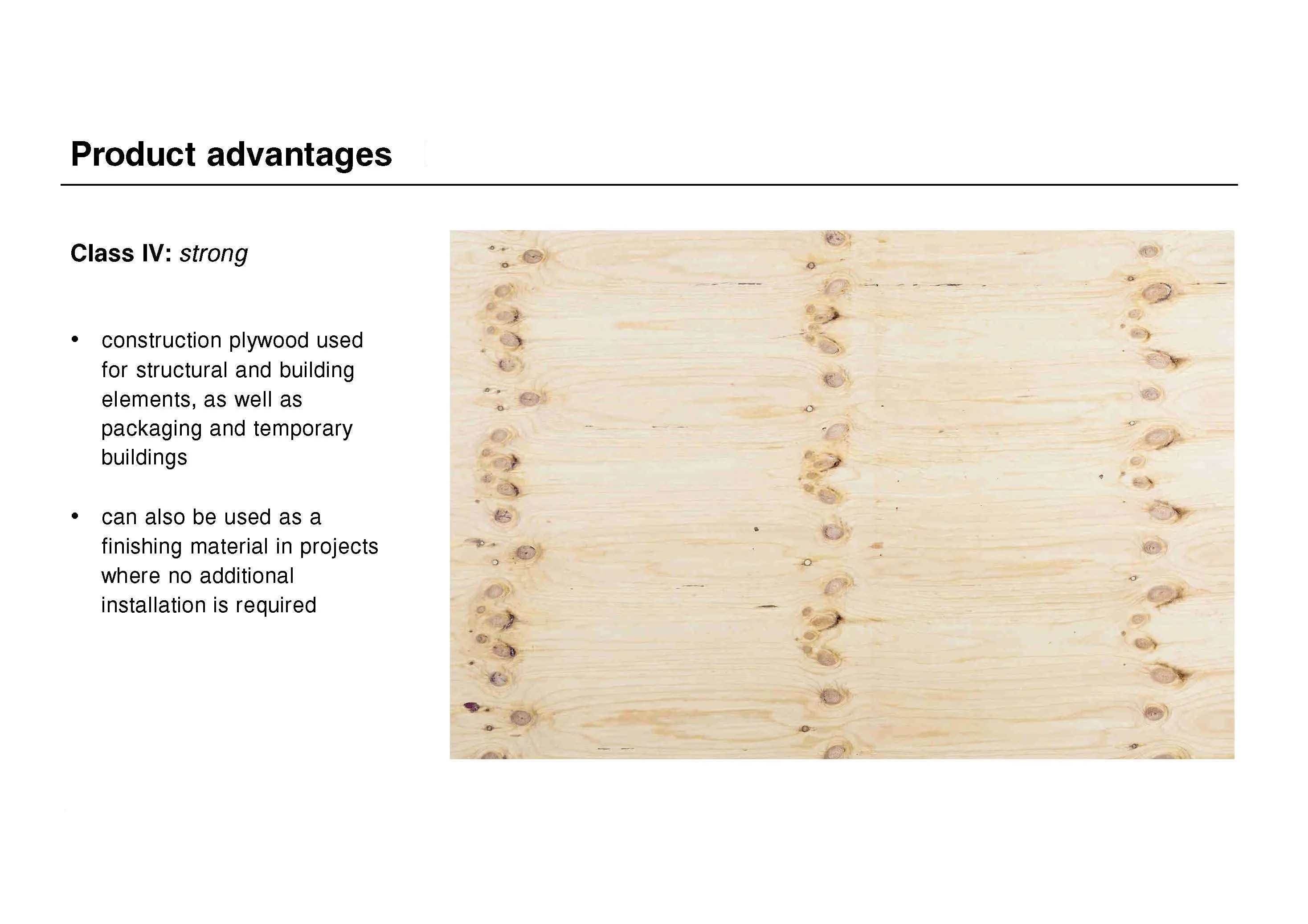PLYWOOD from Scots Pine sanded III/IV 12 mm thick 4 layers