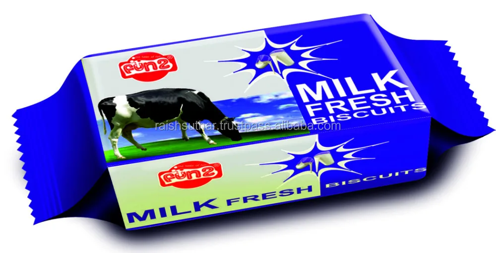 Sweet Milk fiber Biscuit 10 gms Milk Fresh Biscuits Private label Fun2 Brand Sweet And Salted Biscuit Direct from manufacture.